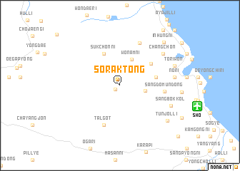 map of Sŏrak-tong