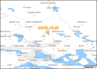 map of Sörälvsjö