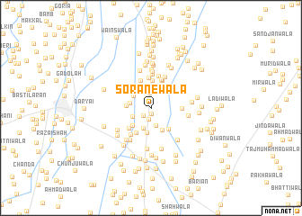 map of Soranewāla