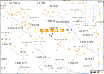 map of Sorapallca