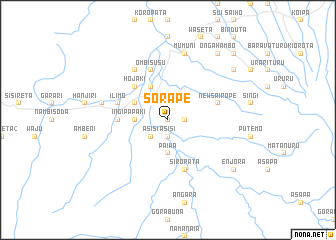 map of Sorape