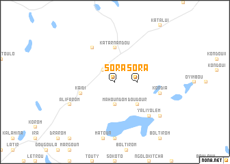 map of Sora