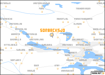 map of Sörbacksjö