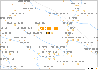 map of Sorbakūh