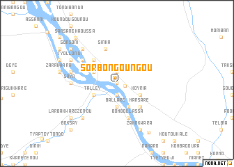 map of Sorbon Goungou