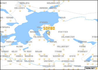 map of Sörbo