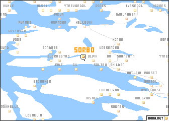 map of Sørbø