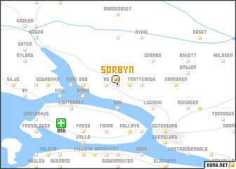 map of Sörbyn