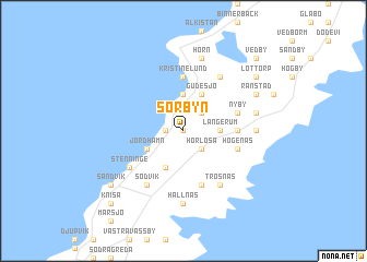 map of Sörbyn