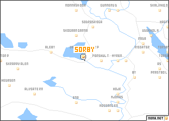 map of Sörby