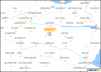 map of Sörby