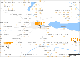 map of Sörby