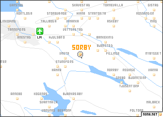 map of Sörby