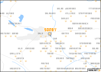 map of Sörby