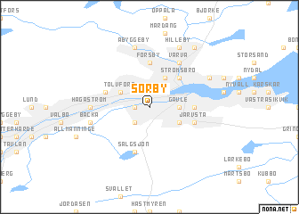 map of Sörby