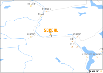 map of Sordal