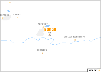map of Sorda