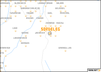 map of Sordeleg