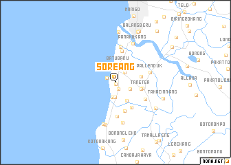 map of Soreang