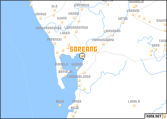 map of Soreang