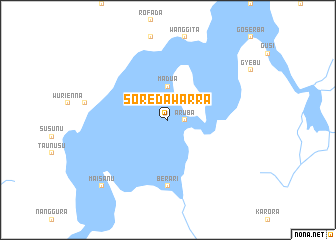 map of Soredawarra