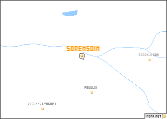 map of Soremsoim