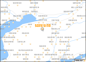 map of Soresina