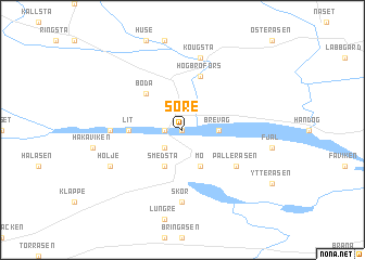 map of Söre