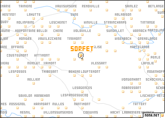 map of Sorfet