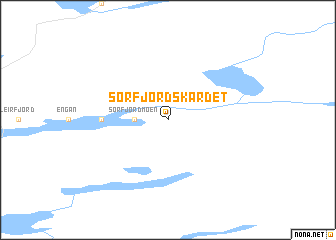 map of Sørfjordskardet