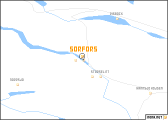 map of Sörfors