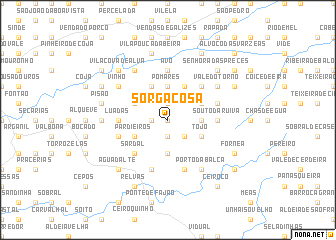 map of Sorgaçosa