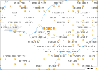 map of Sorge