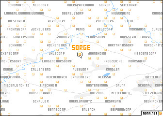 map of Sorge