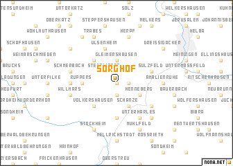 map of Sorghof