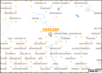 map of Sorghof