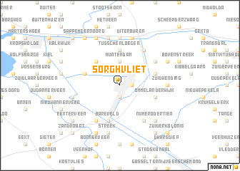 map of Sorghvliet