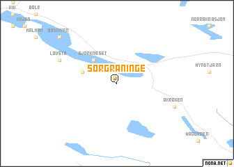 map of Sörgraninge