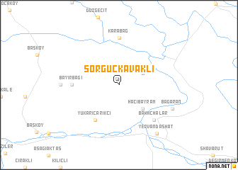 map of Sorguçkavaklı