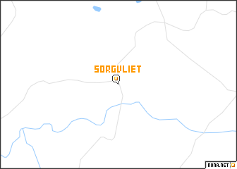 map of Sorgvliet