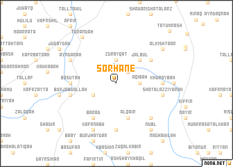 map of Sorhâne