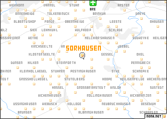 map of Sörhausen