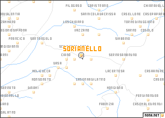 map of Sorianello