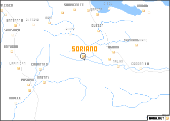 map of Soriano