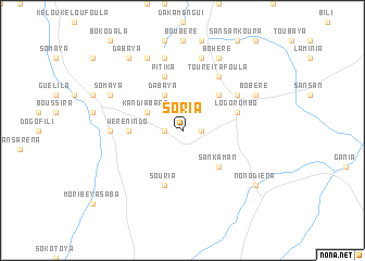 map of Soria