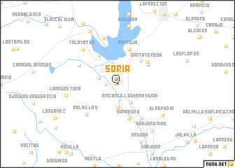 map of Soria