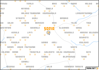 map of Soria