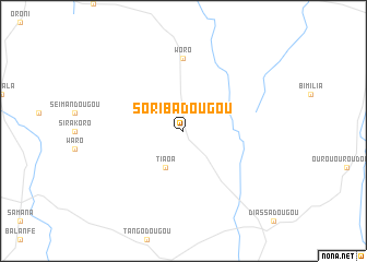 map of Soribadougou