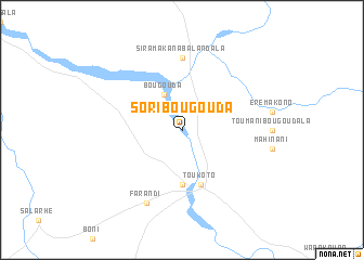 map of Soribougouda