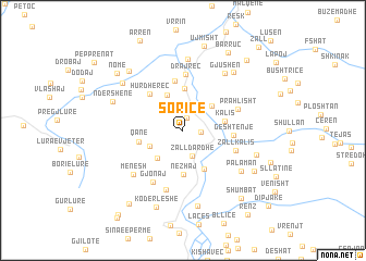 map of Soricë